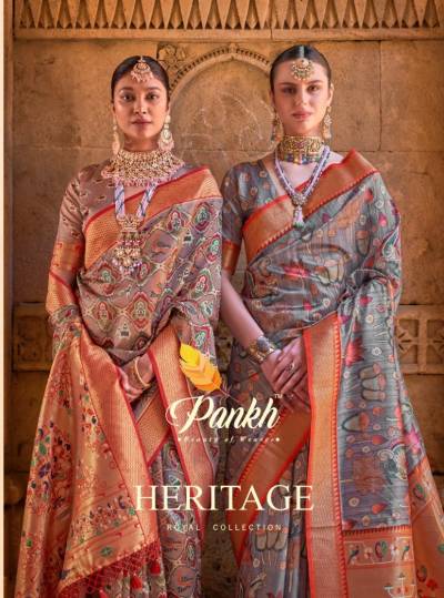 HERITAGE BY PANKH PRINTTED SAREE WHOLESALER IN INDIA
